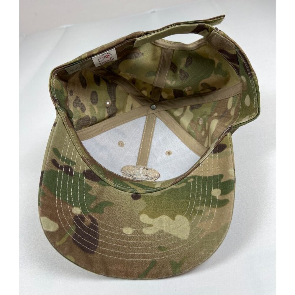 Rothco MultiCam Camo Stay Muleskinners Military Adjustable Strapback Hat NWT - Picture 4 of 5